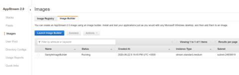 AppStream Screen 1