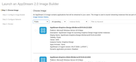 AppStream Screen 2