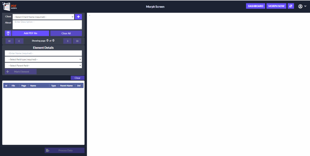 PDF Morph: Features and Technology Stack