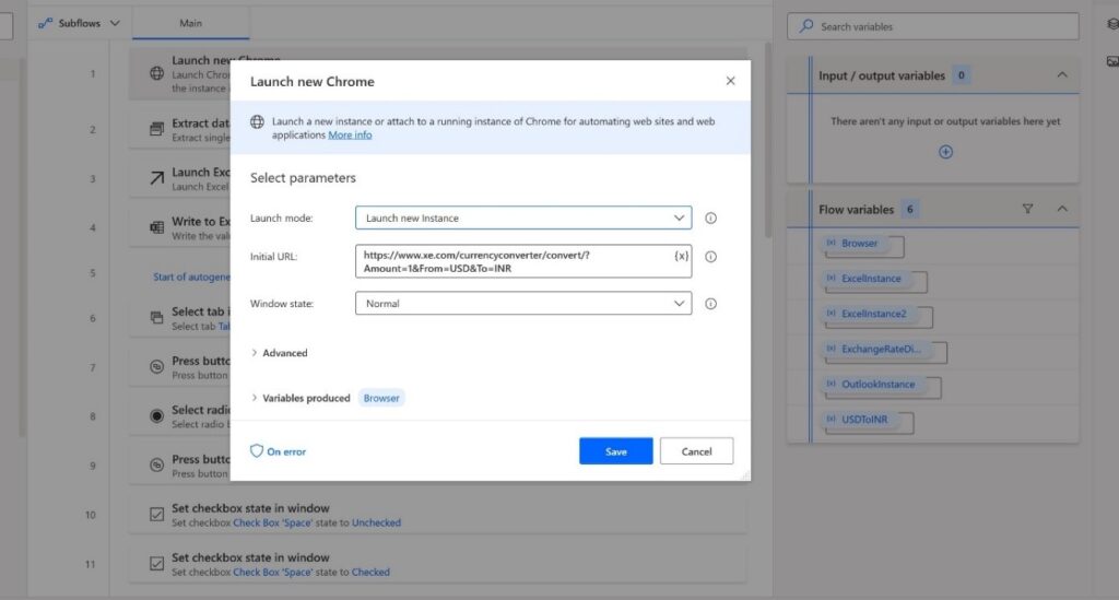 Automated Monitoring of Foreign Exchange Rates using RPA