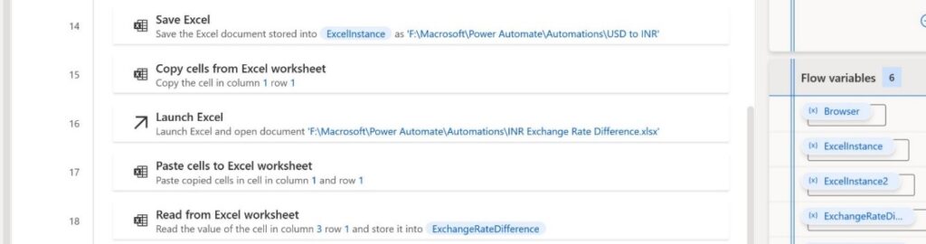 Automated Monitoring of Foreign Exchange Rates using RPA