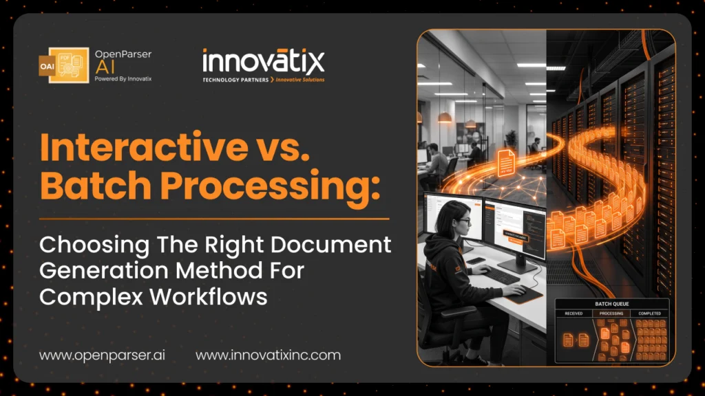 Interactive vs. Batch Processing